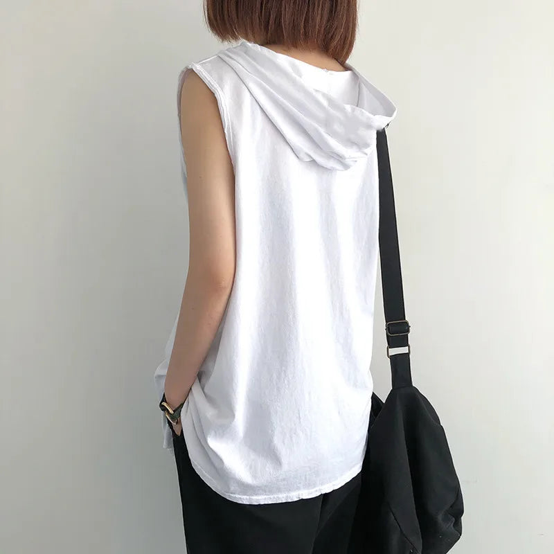 Tops Vest Unisex Sleeveless