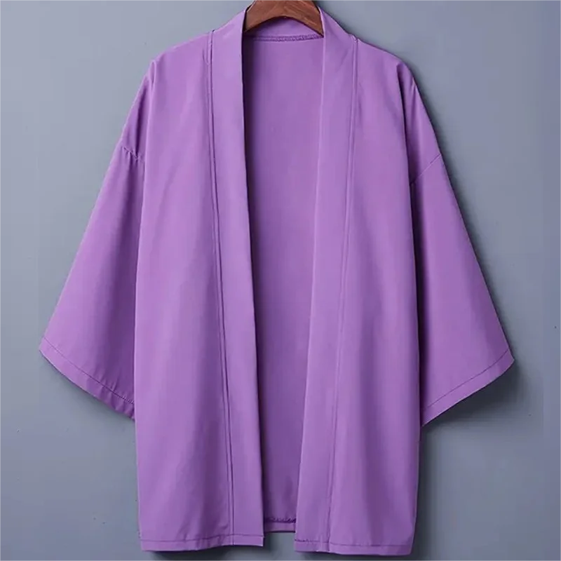 Men's Kimono Shirt Traditional Japanese Style Clothing