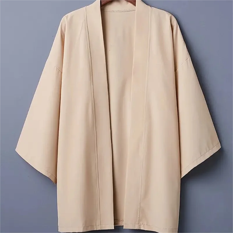 Men's Kimono Shirt Traditional Japanese Style Clothing